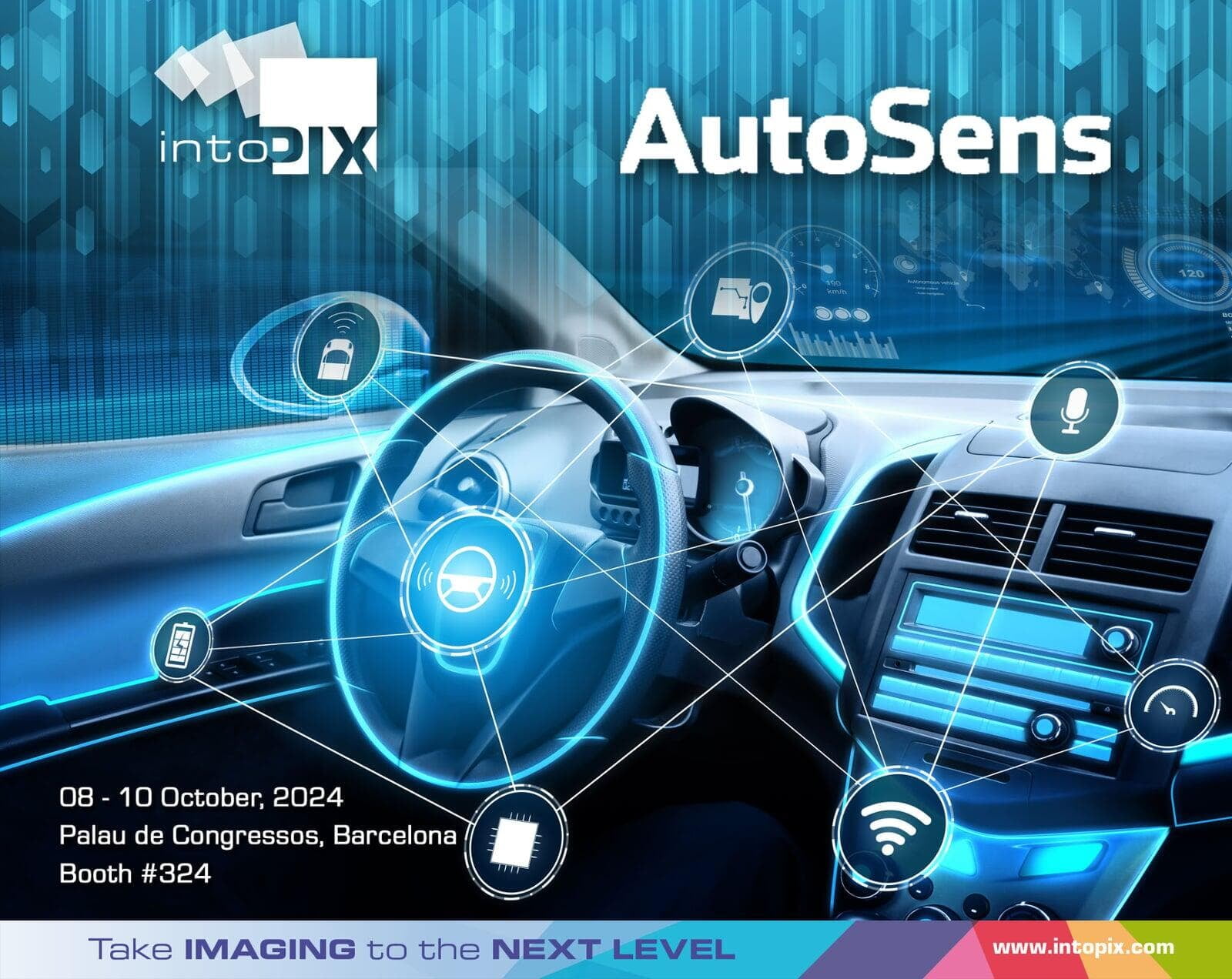 intoPIX to Showcase Innovative Automotive Imaging Solutions at AutoSens Europe 2024