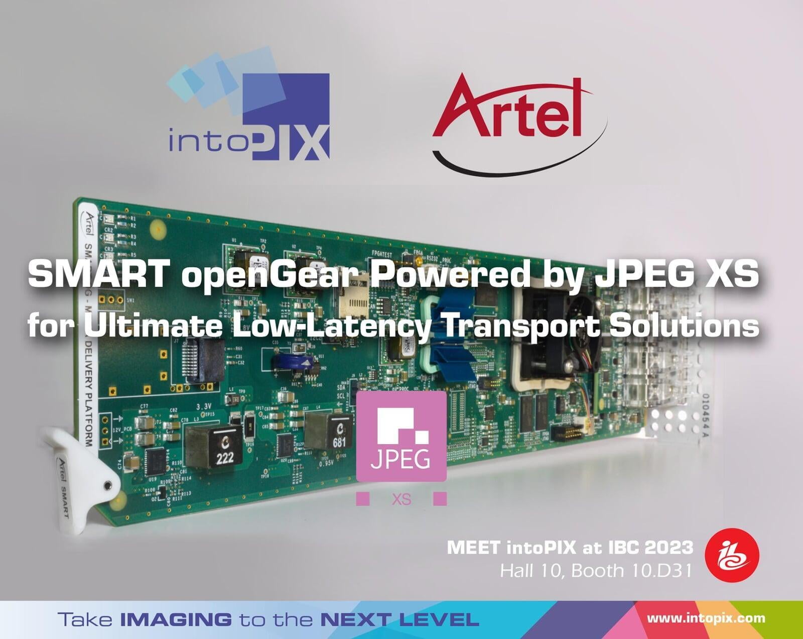 Enhanced Artel SMART openGear® Leverages intoPIX JPEG XS Technology for Ultimate Low-Latency Transport Solutions